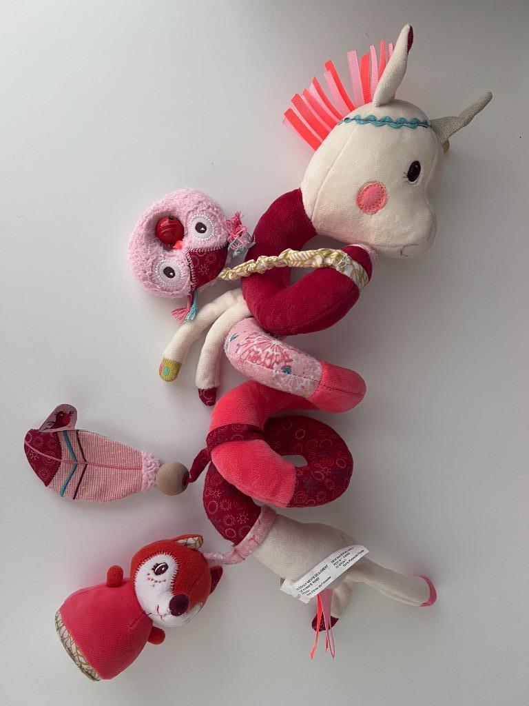 Lilliputiens Louise Activiteitenspiraal Maxi Cosi, Kinderen en Baby's, Ophalen of Verzenden, Zo goed als nieuw, Mobiel, Met geluid