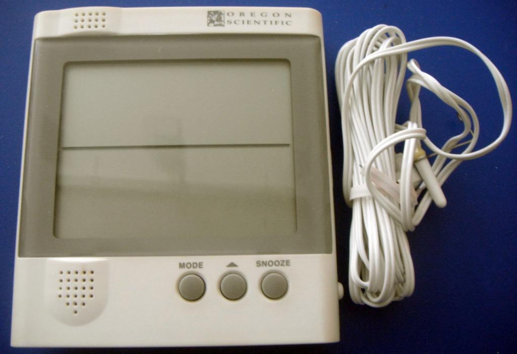 Thermomètre int./ext. Oregon Scientific, sonde filaire 3 m, Ophalen of Verzenden, Nieuw, Weerstation
