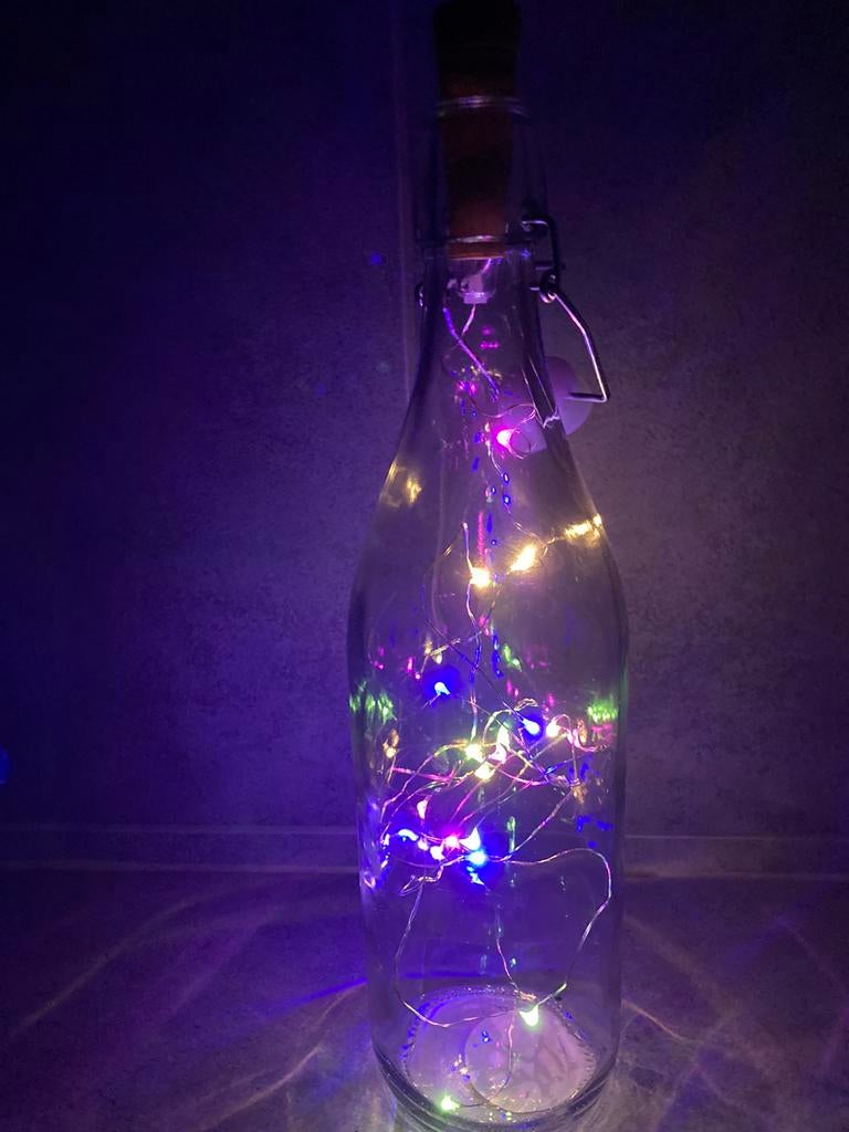 Flessen met led lichtsnoer, Ophalen of Verzenden, Nieuw
