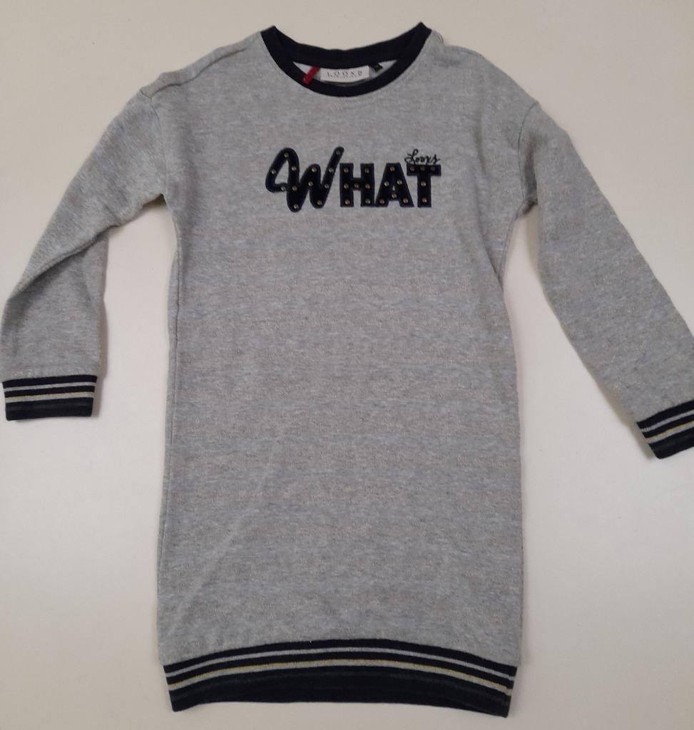 Jurk looxs what - maat 116, Meisje, Ophalen of Verzenden, Zo goed als nieuw, Jurk of Rok