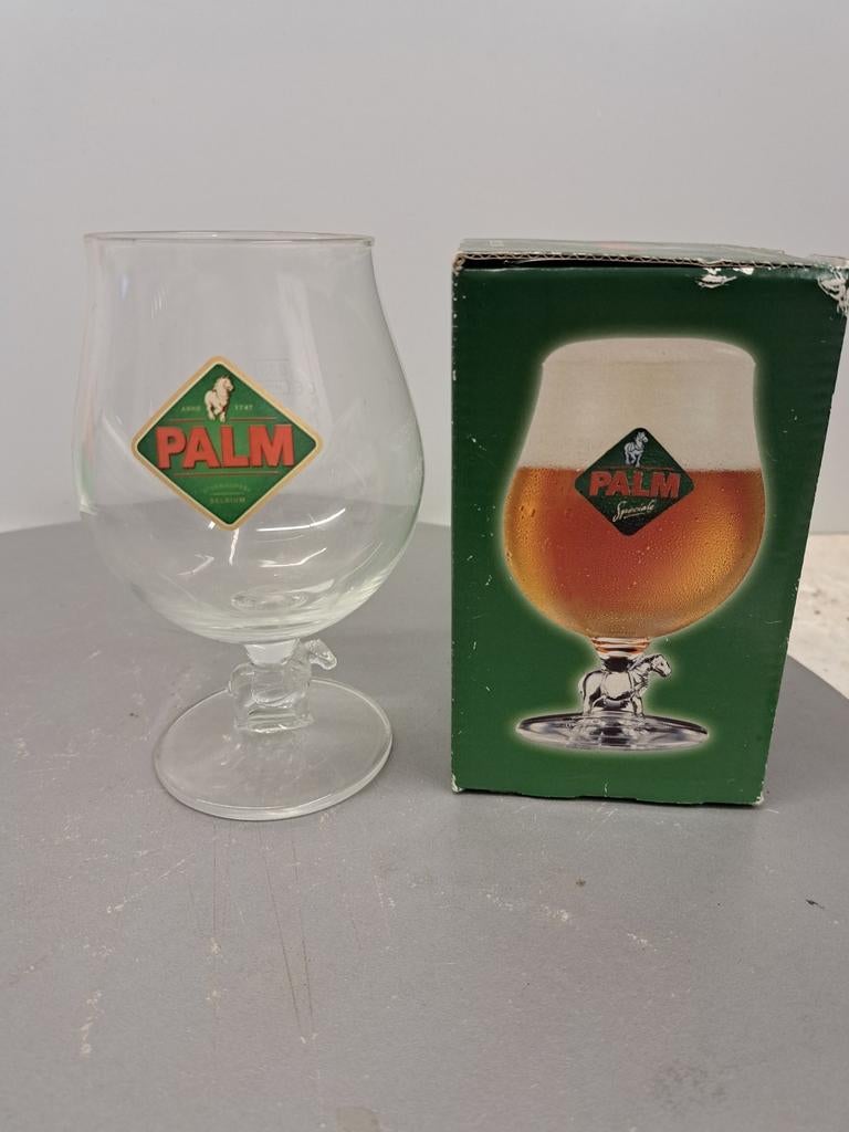 Verre Collection Palm avec cheval dans la tige, Collections, Enlèvement ou Envoi, Comme neuf, Palm