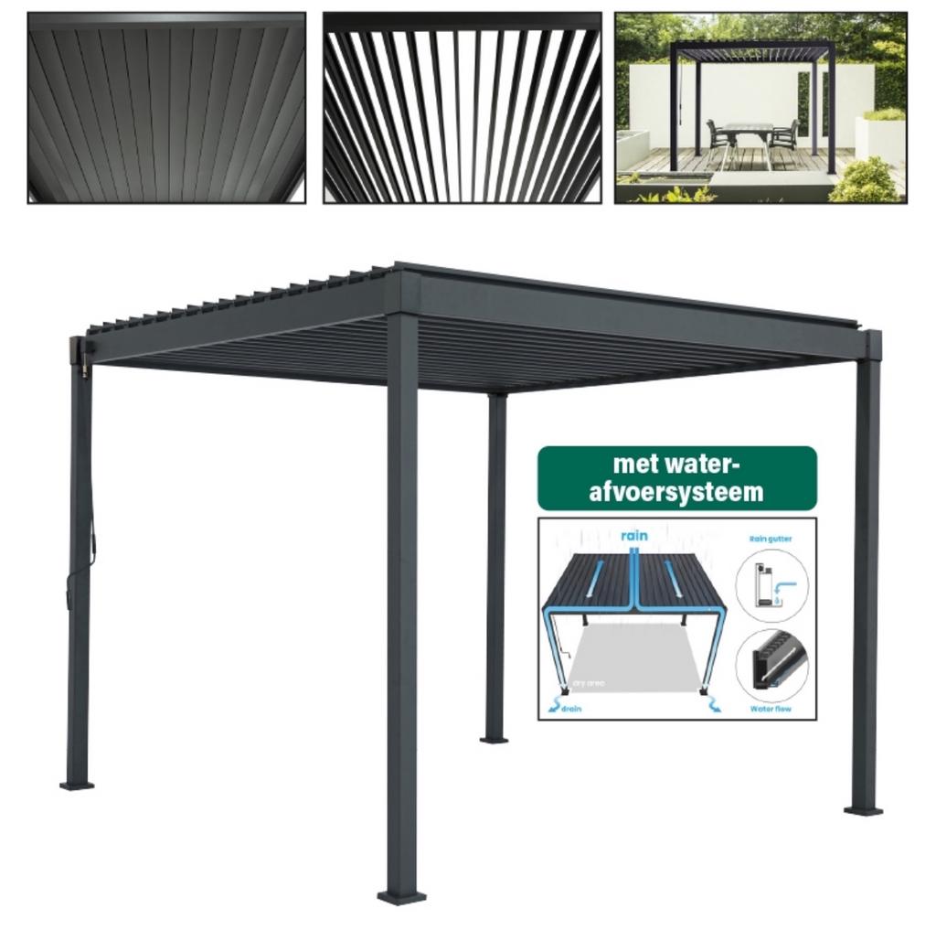 Pergola Mirador - 3x4m - NEUVE - Auvent à lattes, Jardin & Terrasse, Enlèvement ou Envoi, Neuf, Pavillon de jardin