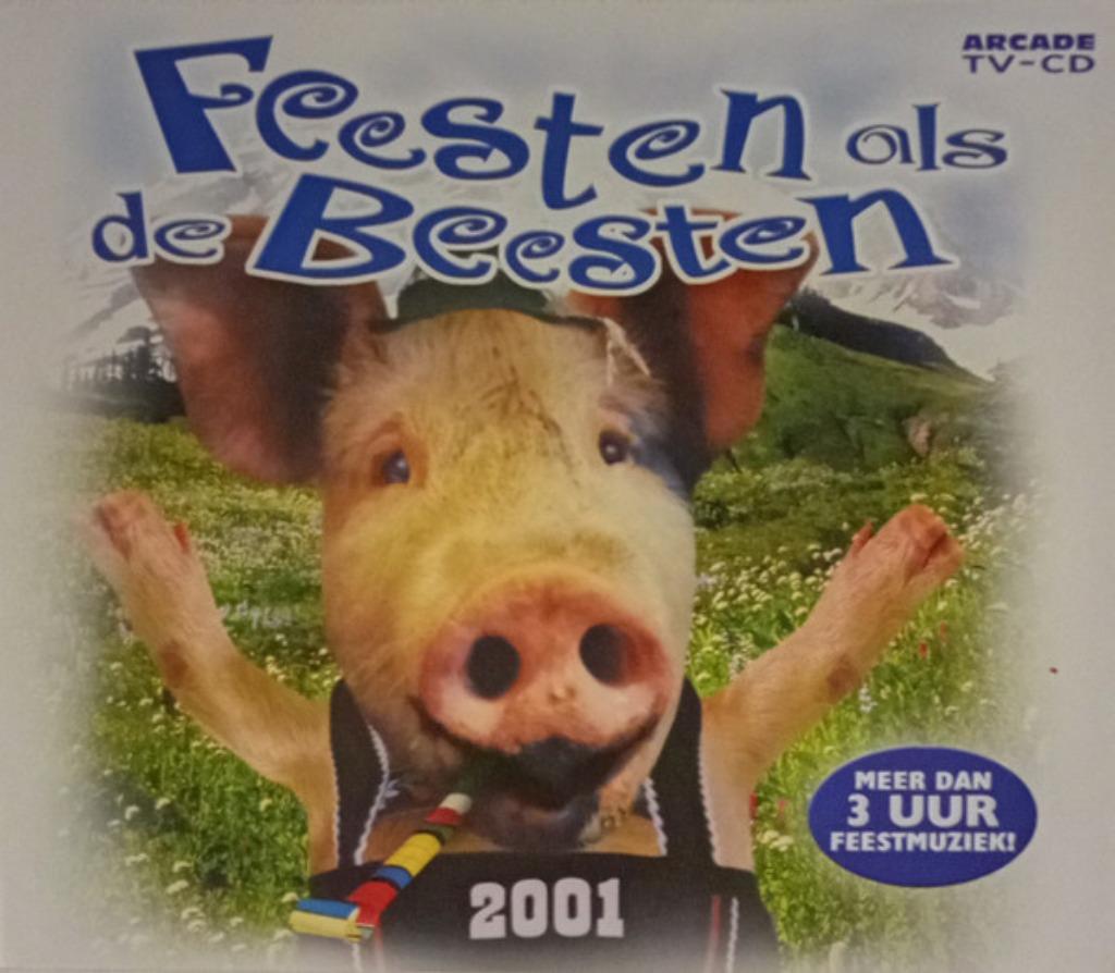 Feesten Als De Beesten 2001 - Various ( 3CD Box), Cd's en Dvd's, Ophalen of Verzenden, Zo goed als nieuw, Pop