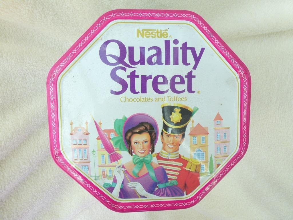 lege blikken doos Nestlé Quality Street lege snoepjesdoos, Ophalen of Verzenden, Gebruikt, Overige, Overige merken