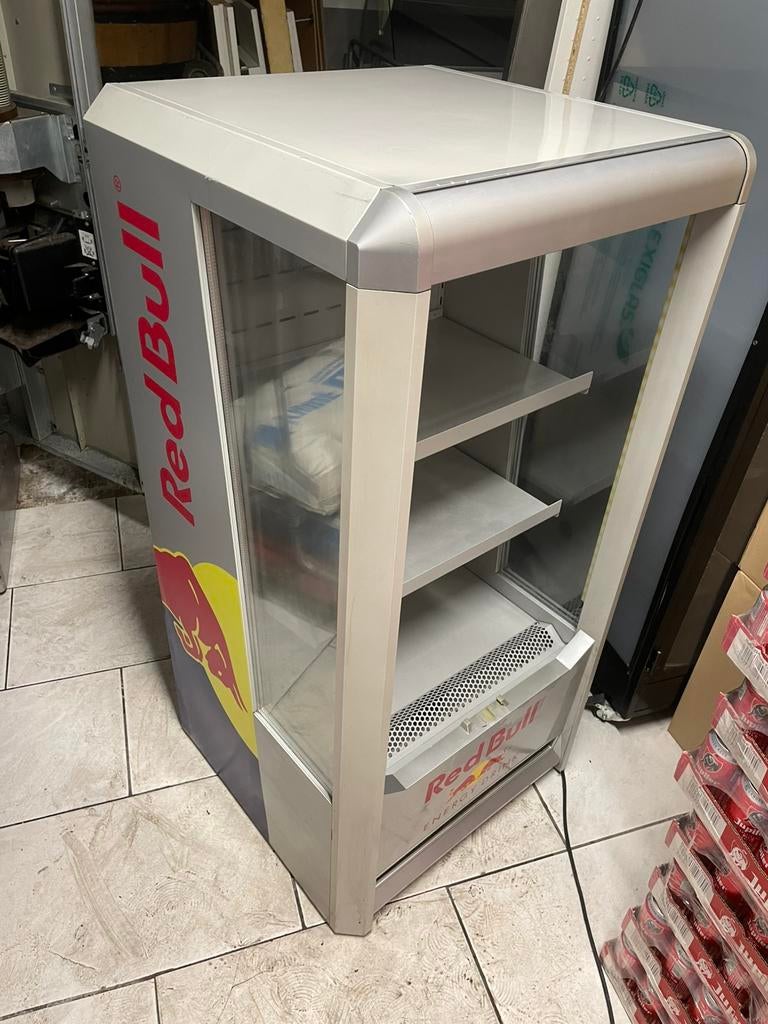 Frigo red bull, Enlèvement, Utilisé
