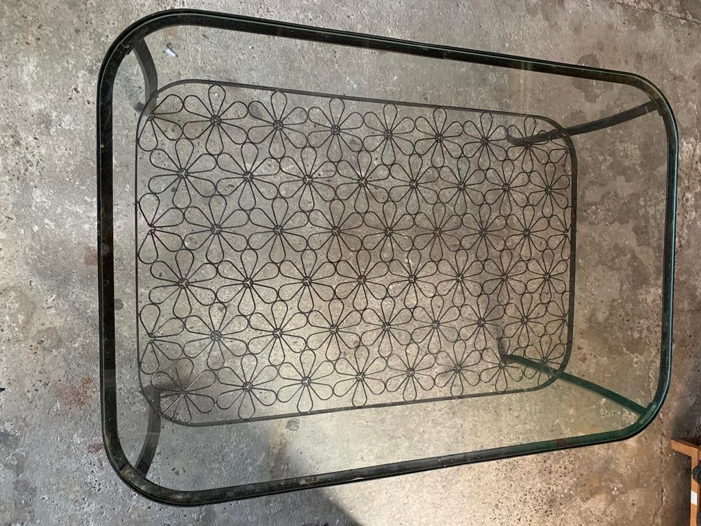 Smeedijzeren salon tafel, Enlèvement, Comme neuf