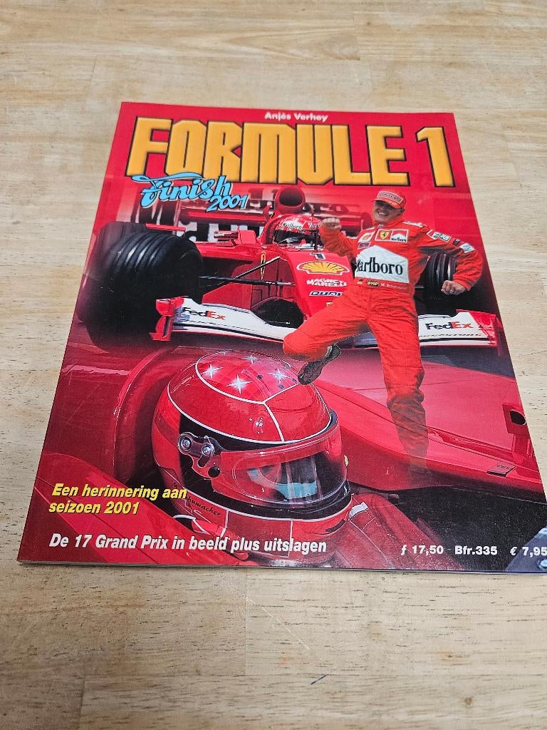 Boek Formule 1 finish 2001, Boeken, Gelezen, Ophalen of Verzenden, Ferrari, Anjes verheye