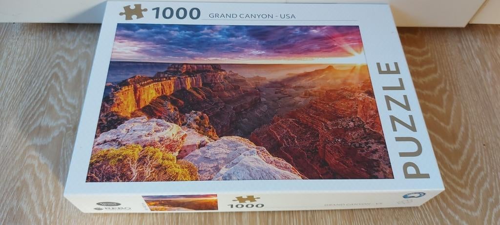 Puzzle de 1000 pièces du Grand Canyon USA, en parfait état., Enlèvement ou Envoi, 500 à 1500 pièces, Comme neuf, Puzzle