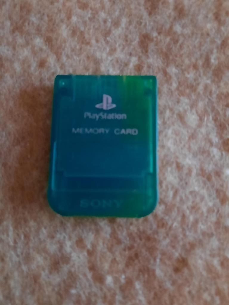 Originele Sony PS1 Memorycard – Blauw (1stuk), Consoles de jeu & Jeux vidéo, Consoles de jeu | Sony Consoles | Accessoires, Enlèvement