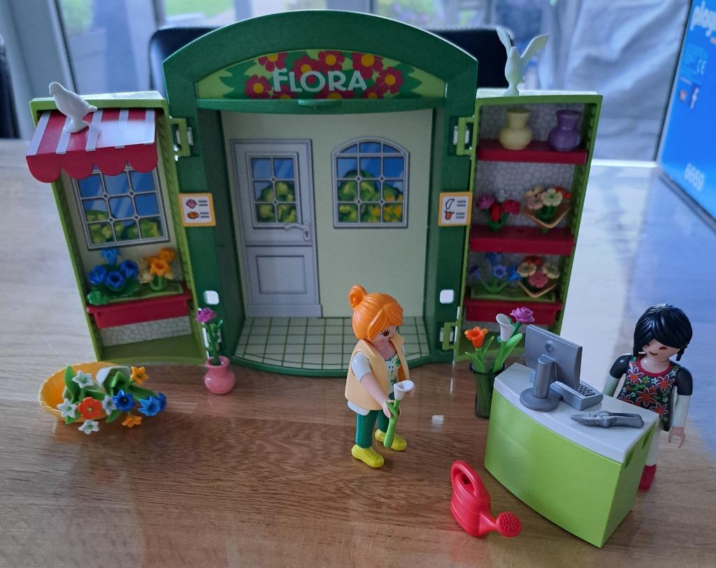 Playmobil bloemenwinkel 5639, Ophalen of Verzenden, Zo goed als nieuw, Complete set