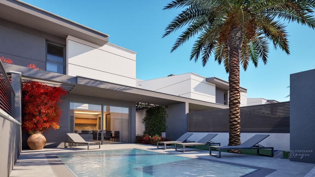 villa bord de mer a vendre en espagne, Immo, Village, Maison d'habitation, 3 pièces, Murcia