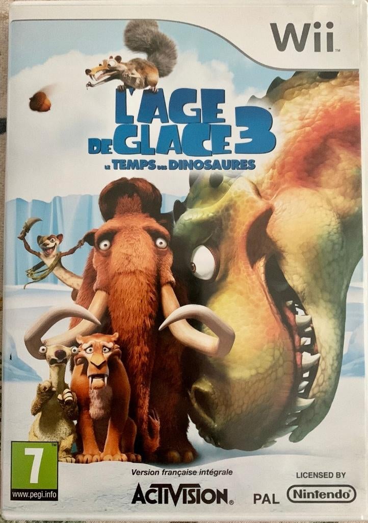 BXL  Jeu WII L'AGE DE GLACE 3, Ophalen of Verzenden, Gebruikt