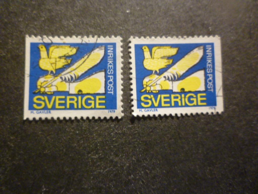 Zweden/Suède 1979 Mi 1057Dl/Dr(o) Gestempeld/Oblitéré, Envoi, Suède