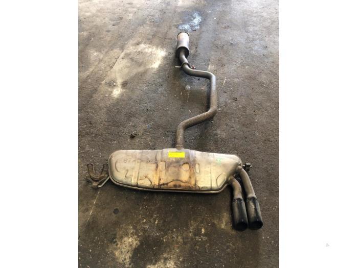 Echappement silencieux arrière + central d'un Audi A3, Enlèvement ou Envoi, 3 mois de garantie, Utilisé, Audi