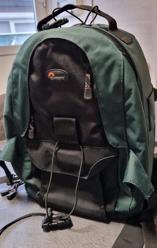 Groene Lowepro Camera rugzak, Ophalen, Zo goed als nieuw, Lowepro