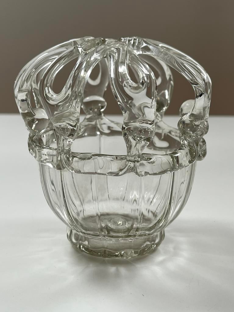 Verrerie Nizet Liège 18th C. glass glazen pique-fleurs LUIK, Ophalen of Verzenden