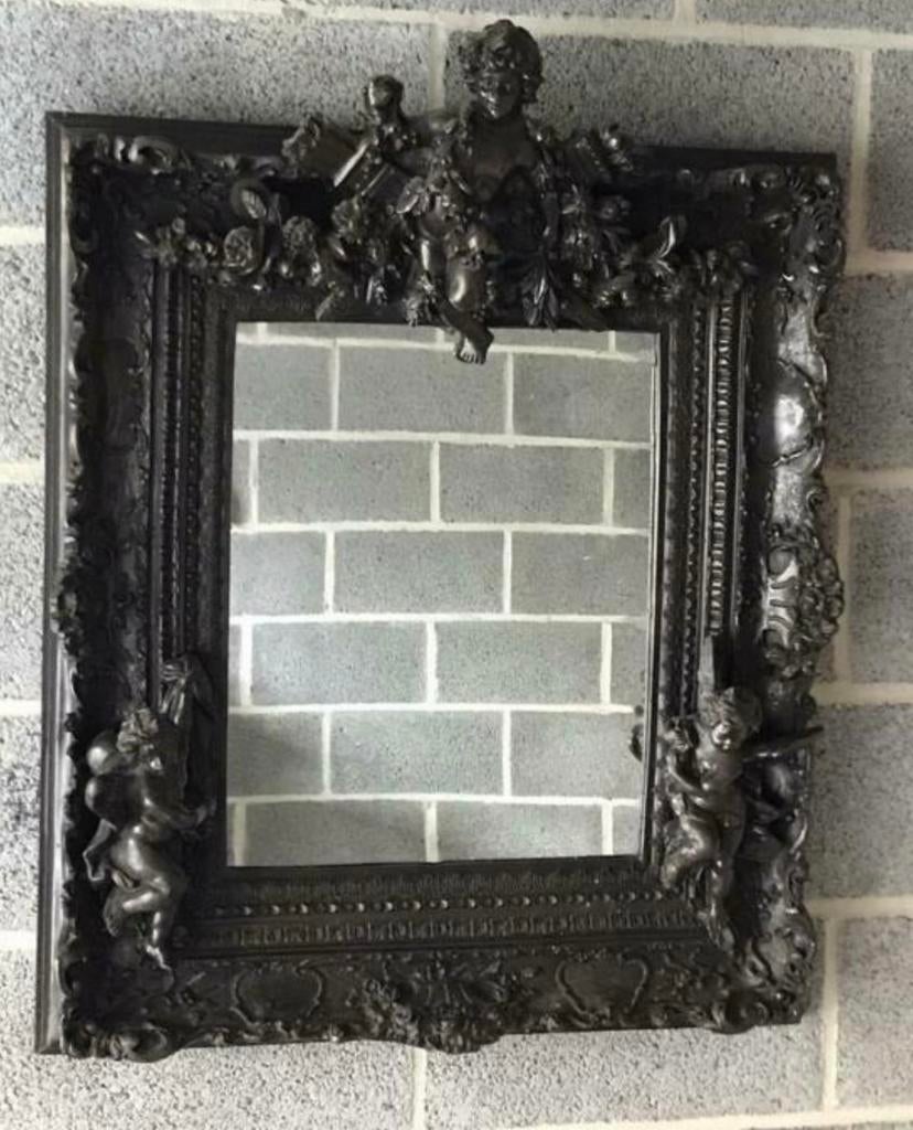 Miroir baroque, Maison & Meubles, Lampes | Lustres, Enlèvement, Comme neuf