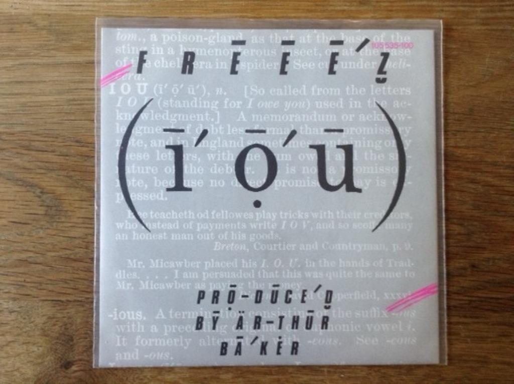single freeez, Enlèvement ou Envoi, 7 pouces, Pop, Single