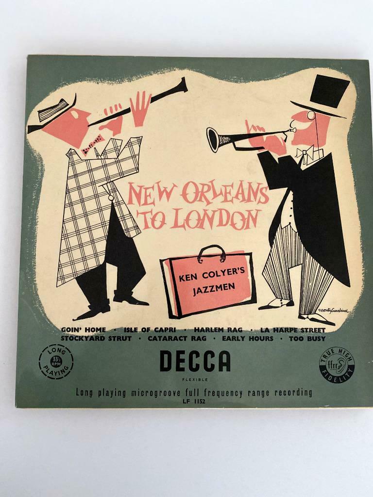 LP  Ken Colyer's Jazzmen ‎– New Orleans To London 1953, Enlèvement ou Envoi, Avant 1940, Comme neuf, 10 pouces