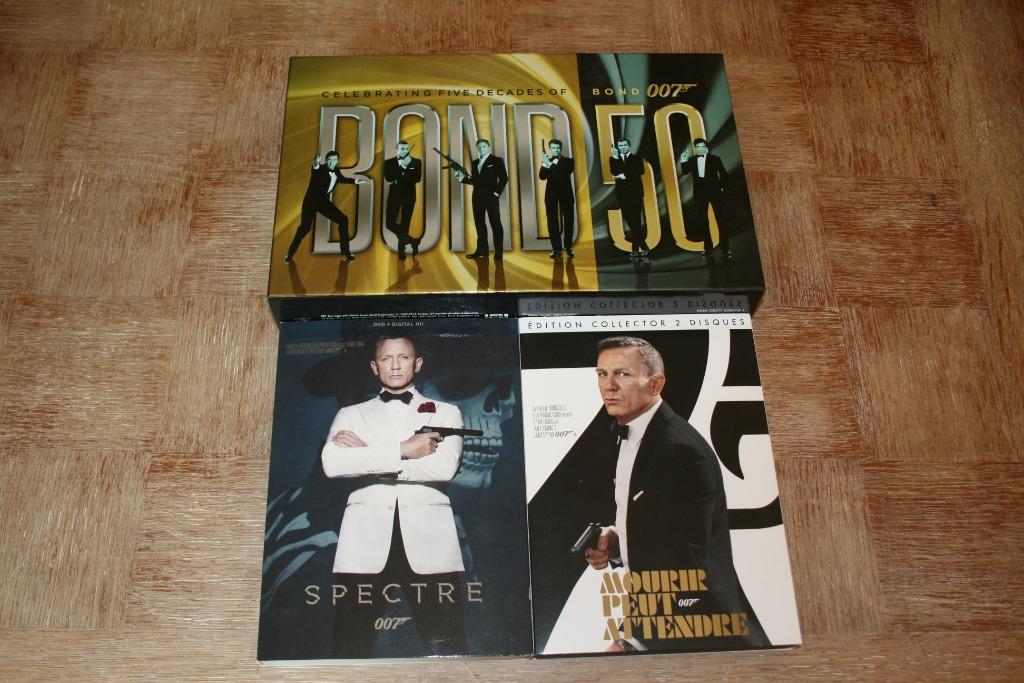 Collection complète James Bond 007 - 25 DVD, CD & DVD, Enlèvement ou Envoi, Comme neuf, Autres formats