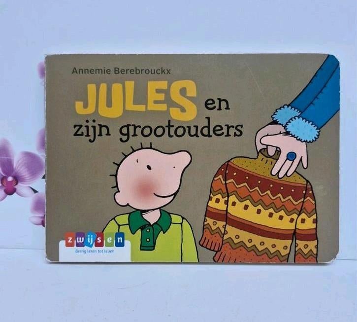 🧡 Boek: Jules en zijn Grootouders, Boeken, Ophalen of Verzenden, Annemie Berebrouckx, Uitklap-, Voel- of Ontdekboek, 3 tot 4 jaar