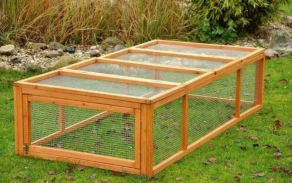 Enclos grillagé BOIS 180x90 cm parc poule lapin caille NEUF, Verzenden, Nieuw, Overige typen
