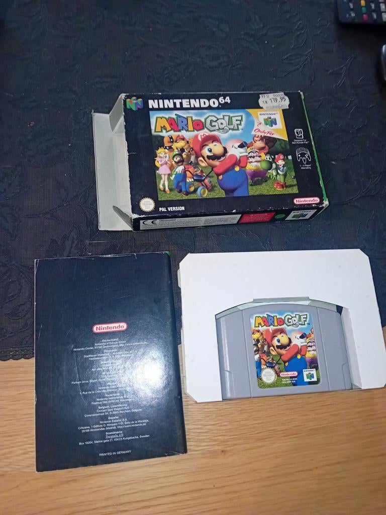 Mario golf nintendo 64, Games en Spelcomputers, Ophalen of Verzenden, Gebruikt