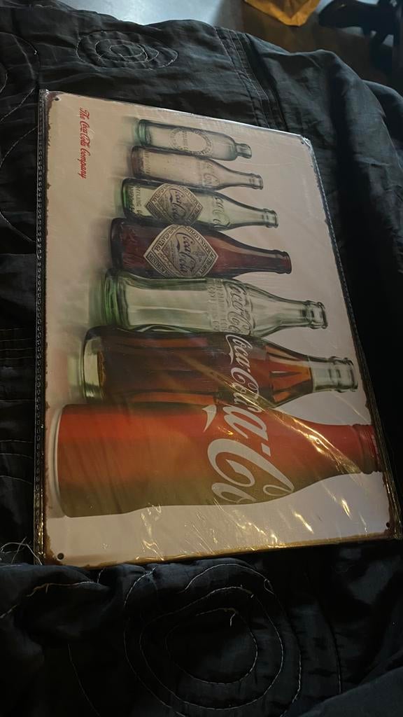 Plaque panneau mural decoratif metal coca cola style vintage, Enlèvement, Neuf