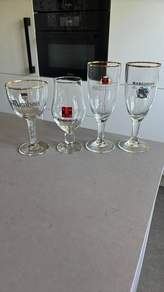 Verres Maredsous, Collections, Enlèvement ou Envoi, Comme neuf