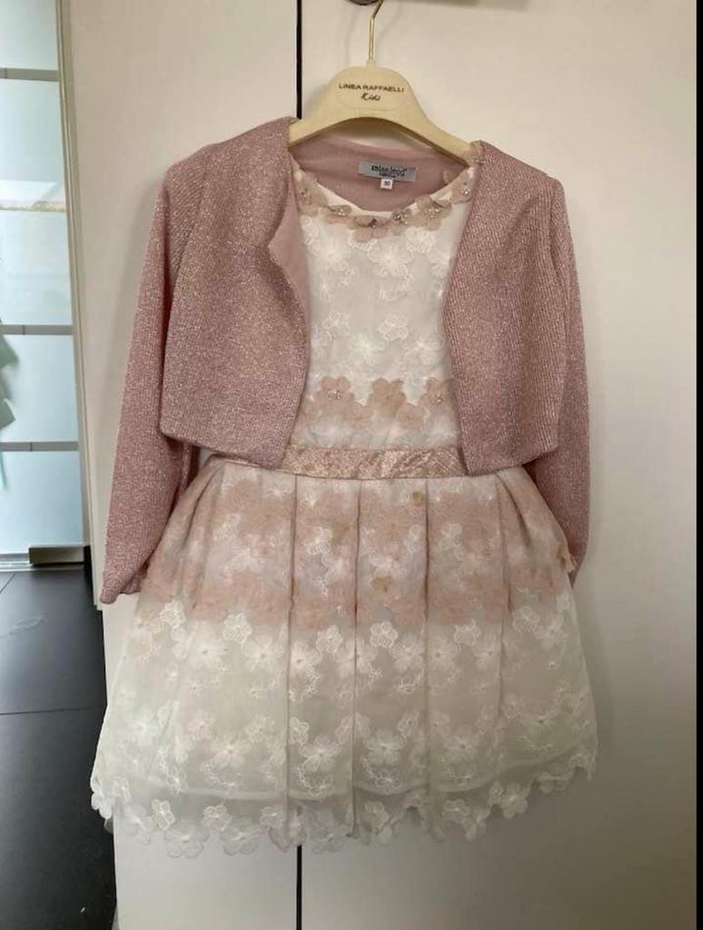 Communiekleed Linea Raffaelli + bijpassend gilet  MIs Leod, Enlèvement ou Envoi, Comme neuf