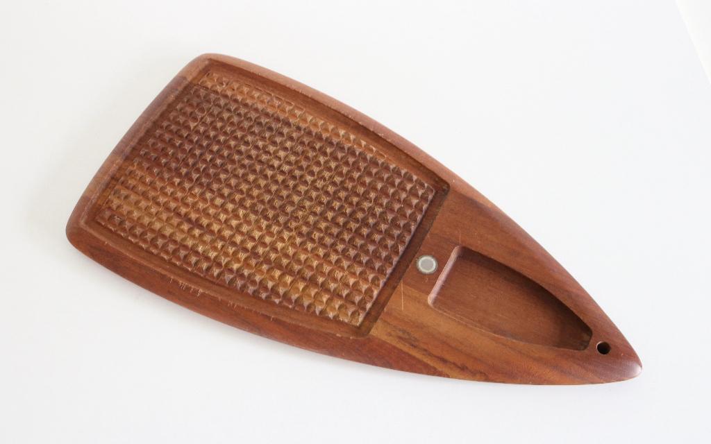 Vintage Digsmed Teak Tenderizing Cutting Board Denemarken, Ophalen of Verzenden, Gebruikt
