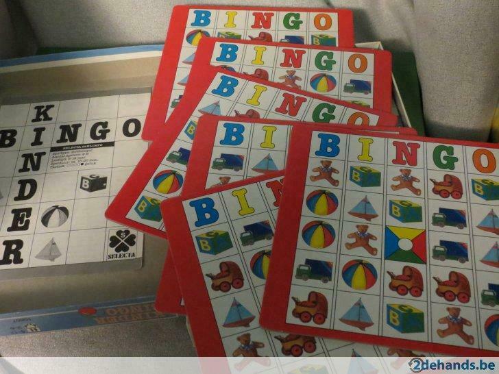 Bingo gezelschapsspel - Memory spel, Hobby en Vrije tijd, Ophalen of Verzenden, Gebruikt