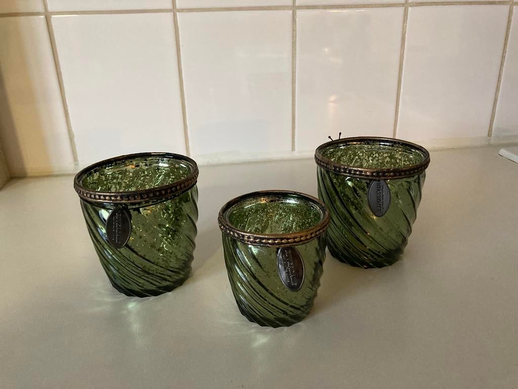 Kaarsenhouders, Ophalen of Verzenden, Groen