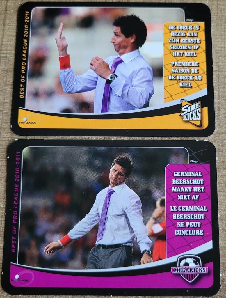 Megakicks kaarten: Germinal Beerschot-Glen De Boeck, Ophalen of Verzenden, Zo goed als nieuw, Poster, Plaatje of Sticker