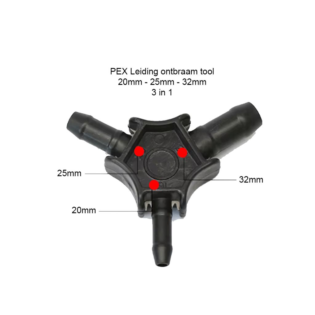 Ébavureur de tubes PEX 20 mm-25 mm-32 mm 3 en 1, Enlèvement ou Envoi, Neuf, Outillage ou Accessoires