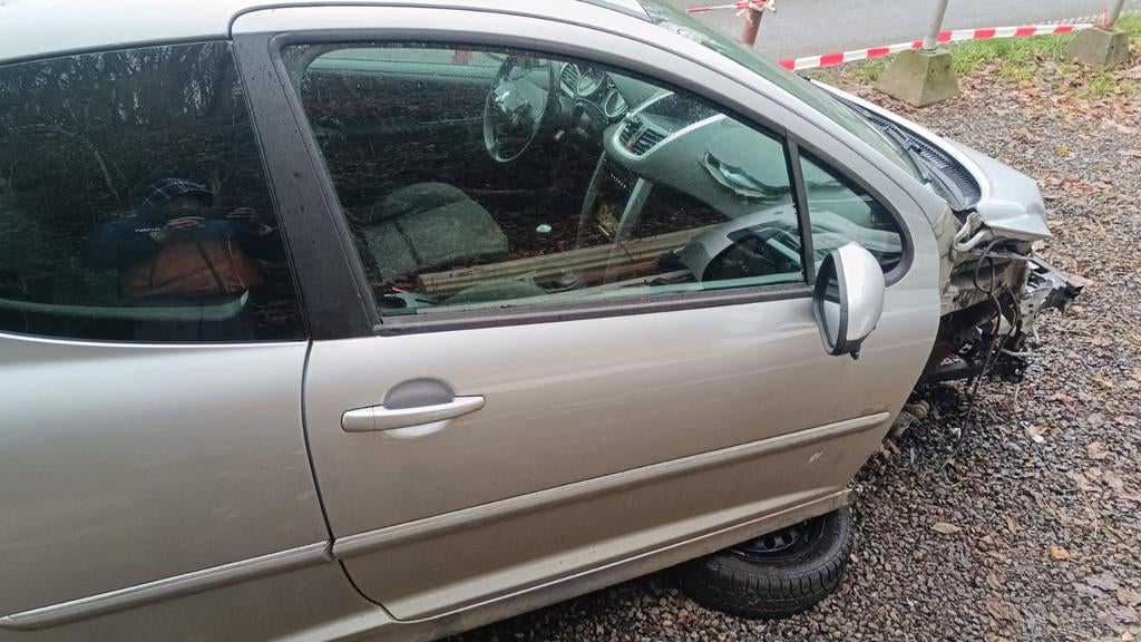 PEUGEOT 207 deur model 3 deurs//5060 AUVELAIS, Ophalen, Gebruikt, Deur, Voor