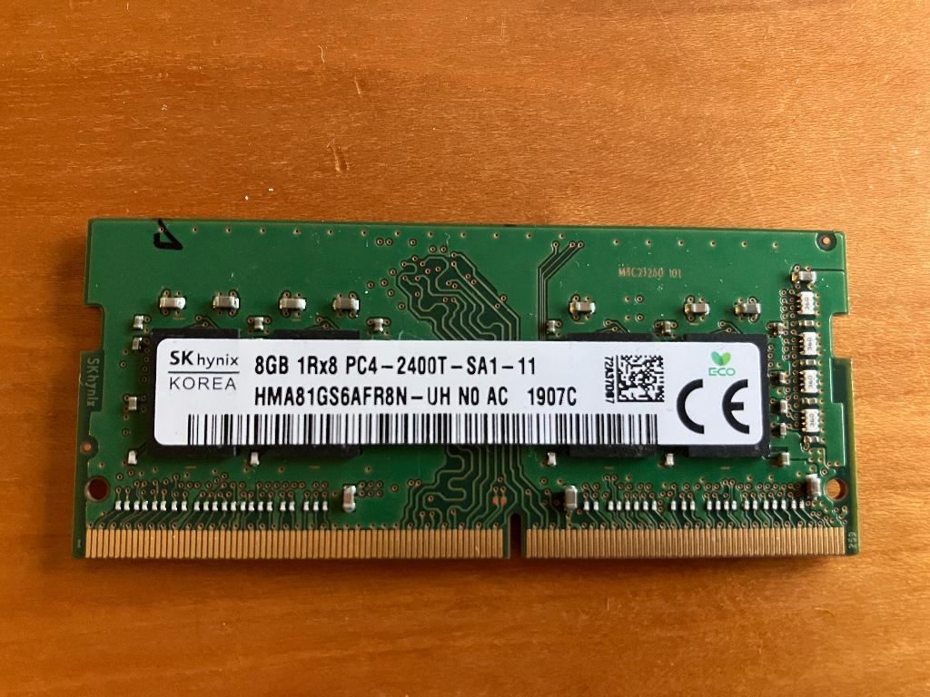 Hynix HMA81GS6AFR8N-UH 8GB DDR4 2400MHz Memory Sodimm Module, Computers en Software, Gebruikt, DDR4, 8 GB, Ophalen of Verzenden