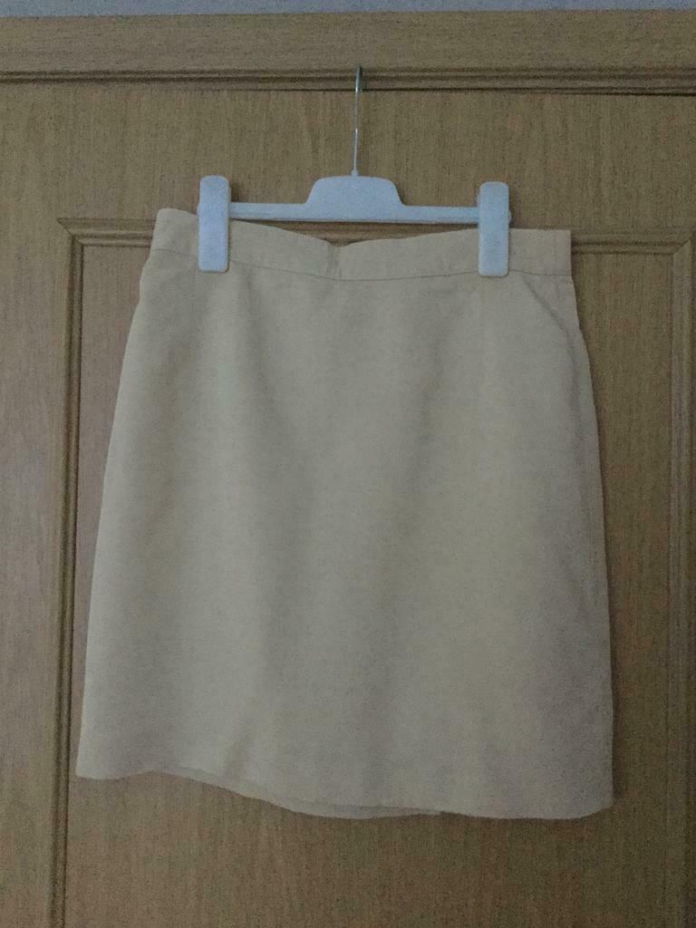 Klassevol beige rokje - merk : Andres - Maat : 42, Kleding | Dames, Beige, Maat 42/44 (L), Ophalen of Verzenden, Zo goed als nieuw