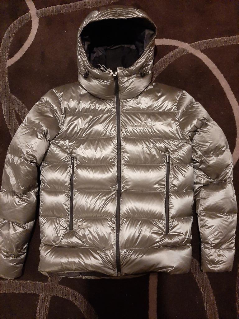Doudoune argent brillant soyeux homme M 48/50, Enlèvement ou Envoi, Autres couleurs, HIGHROCK, Comme neuf