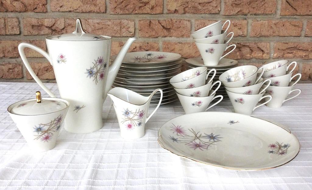 Service à café dessert Vinted Bavaria Seltmann 39 pièces, Antiquités & Art, Antiquités | Porcelaine, Enlèvement ou Envoi
