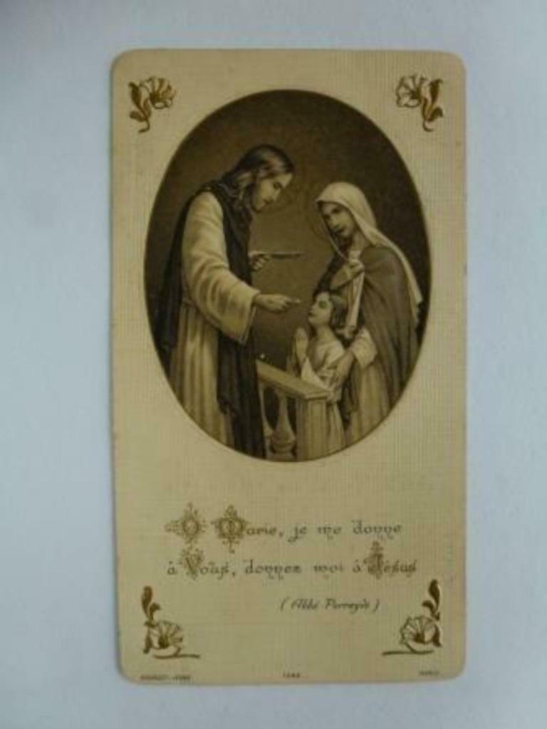 bidprentje plechtige H Communie Rosa De Beusscher 1916, Verzamelen, Verzenden, Bidprentje