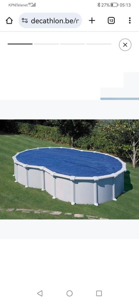 Zwembad 6,4 op 3,90m, Tuin en Terras, Zwembaden, Ophalen of Verzenden