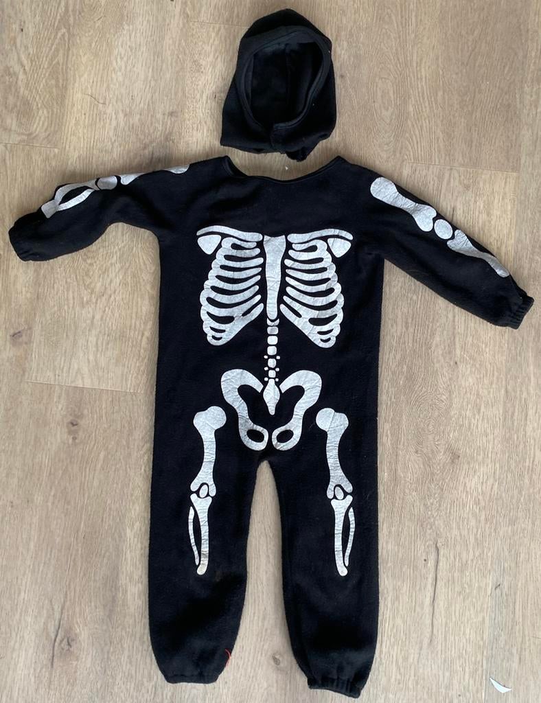 Deguisement halloween squelette 3-4ans, Ophalen, Gebruikt, 104 of kleiner, Jongen of Meisje