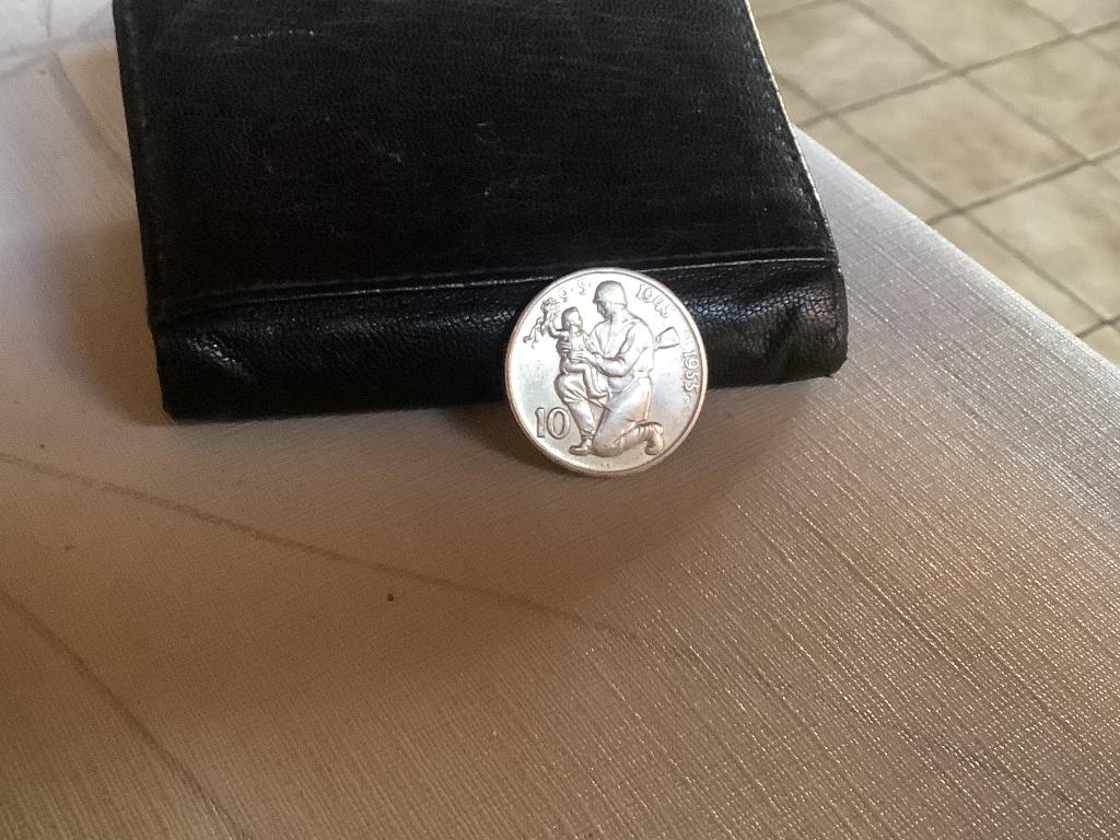 10 korun 1955 Tsjecho Slovakije, Postzegels en Munten, Munten | Europa | Euromunten, Zilver, Losse munt, Slowakije, Overige waardes