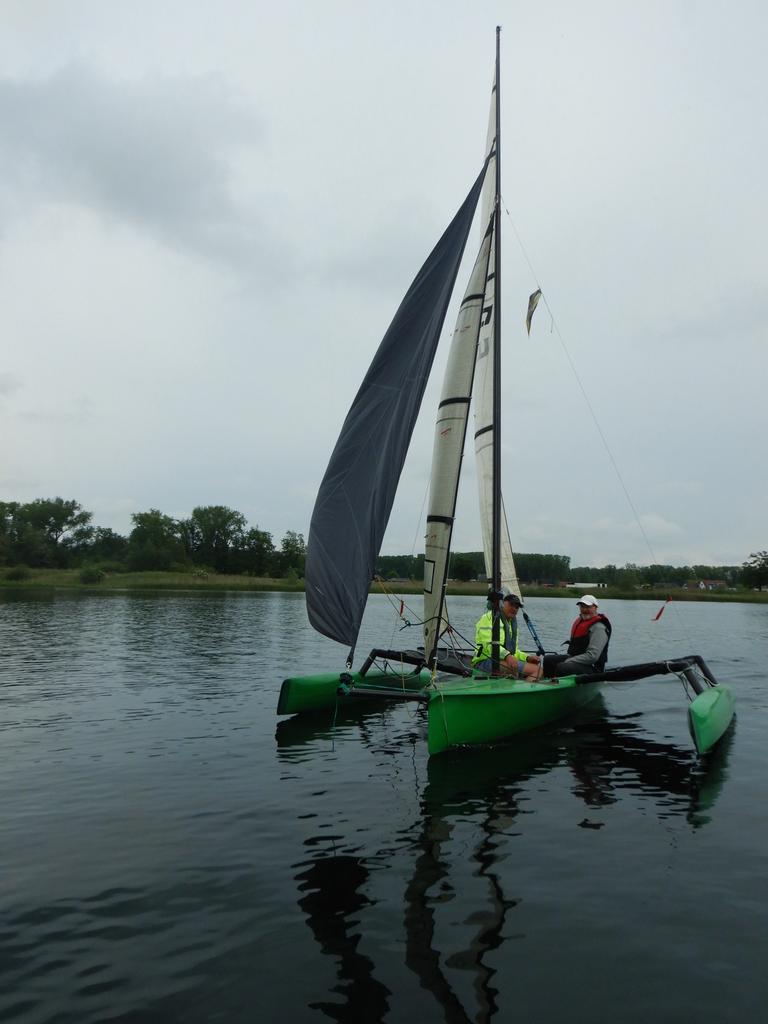 Weta 4.4 trimaran snelle zeilboot incl baantrailer, 3 à 6 mètres, Enlèvement, Utilisé, Autres types