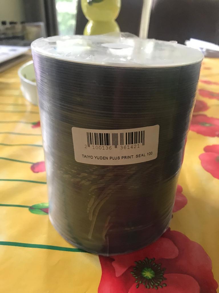 100x DVD+R Taiyo Yuden sealed, Enlèvement ou Envoi, Neuf, Dvd, Taiyo Yuden