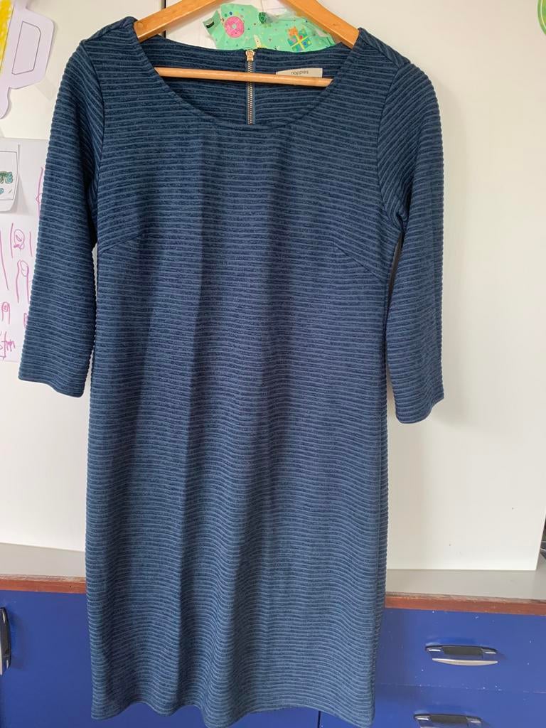 Zwangerschapsskleedje maat S, Ophalen, Zo goed als nieuw, Maat 36 (S), Blauw
