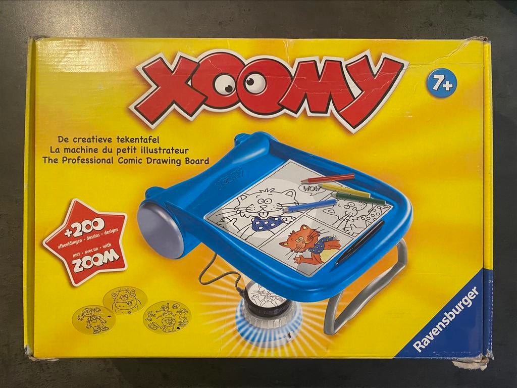 Xoomy tekentafel (2011-editie) – compleet pakket, Ophalen, Zo goed als nieuw, Knutselen, Met licht