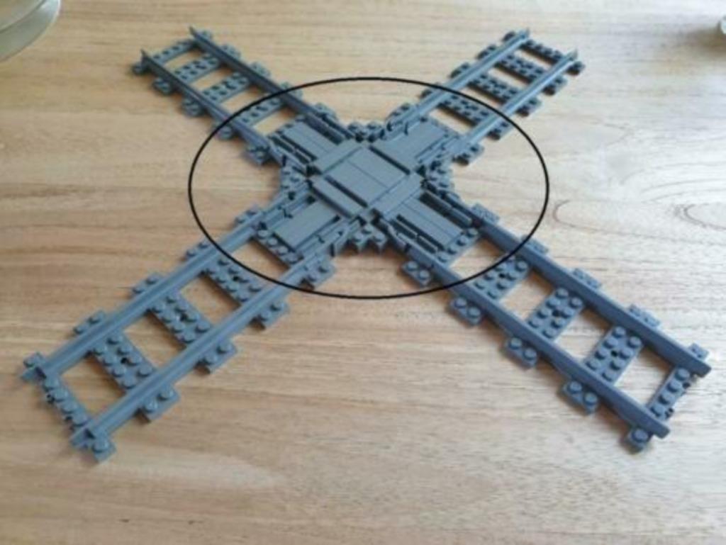 Lego trein sporen set 3: 10 rechte, 20 bochten + 1 kruising, Kinderen en Baby's, Speelgoed | Duplo en Lego, Ophalen of Verzenden