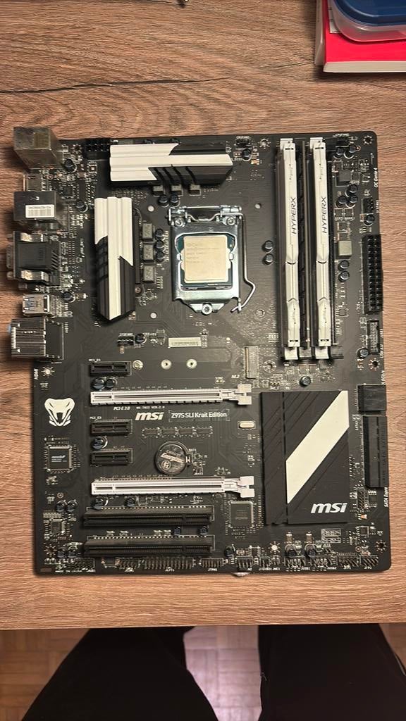 Moederbord + ram + intel i5-4690k, Computers en Software, Ophalen, Gebruikt, Intel, DDR3